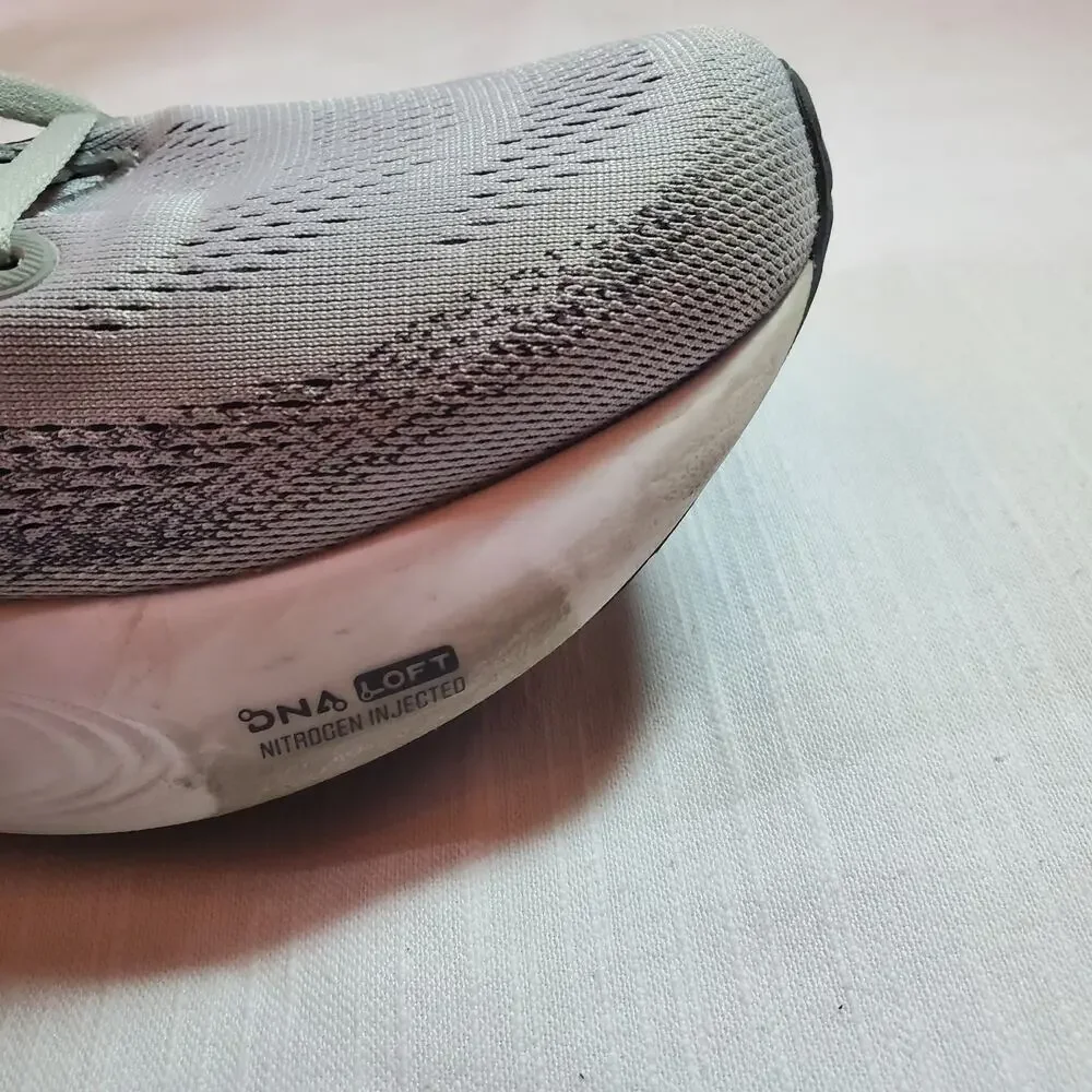 Brooks Adrenaline GTS 25 Womens Running Shoes Sz 11 Grey Coral Sneakers